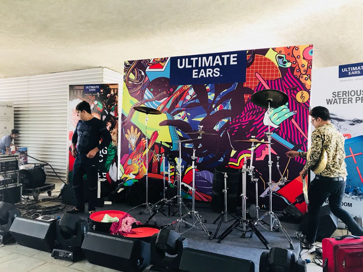 CraftbuzzEvents's tweet photo. We design events to create opportunities that create interactions. #CraftbuzzEvents #BandPerformce #Refinement before a perfect event #UltimateEars https://t.co/jTrQiz0uSr