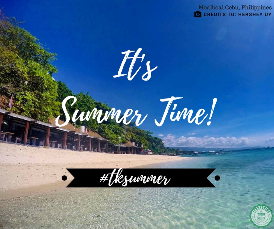 TechnokidsPh's tweet photo. It's #TKSummer time! @dost_pagasa on Tuesday, April 10, 2018 officially declared the start of summer or dry season in the country.

Don't forget to use our official hashtag #TKSummer https://t.co/IDcTl9VYGT