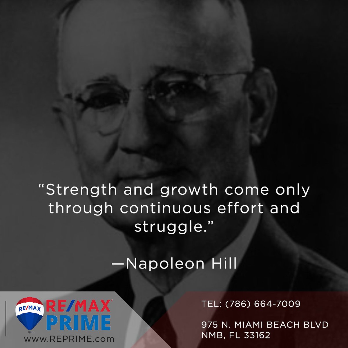 “Strength and growth come only through continuous effort and struggle.” —Napoleon Hill #staystrong #napoleonhill #inspirationalquotes #bestrong #committoefforts #overcomestruggles #howstrongareyou