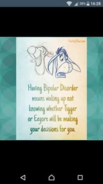 areynolds1986's tweet photo. finally getting answers and this sums up my days ! #BipolarDisorder  #EndStigma #MentalHealthAwareness #YouAreNotAlone https://t.co/IFoPXokWF7