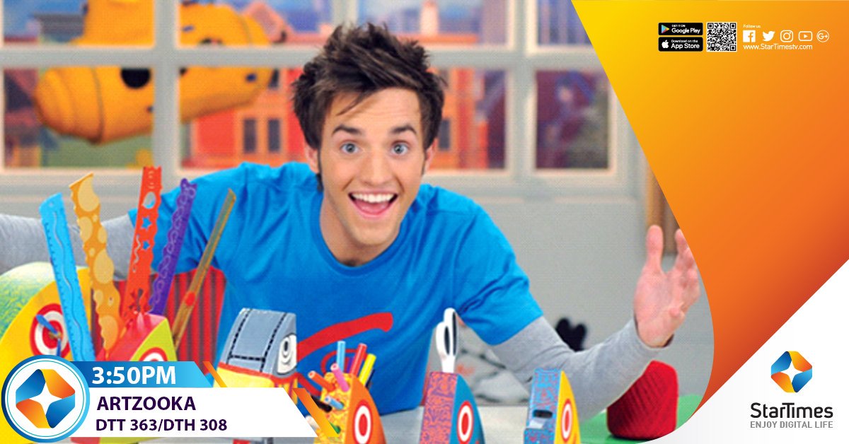 beebree0's tweet photo. Join Jeremie on “Artzooka” today at 3:50PM on Da Vinci Ch.363 DTT/308 DTH as he uses simple cut out paper shapes to make ponies. #SwitchToStarTimes @StarTimesKenya https://t.co/ABJXo9zR3I