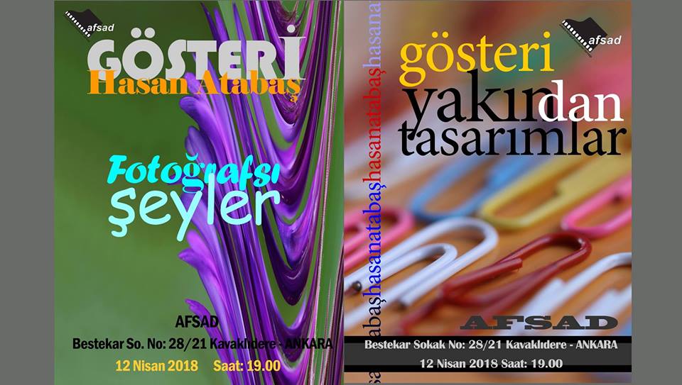 Yakından Tasarımlar ve Fotoğrafsı Şeyler | Hasan Atabaş // Fotoğraf Gösterimi - ankaraguzeldir.org/etkinlik/yakin…