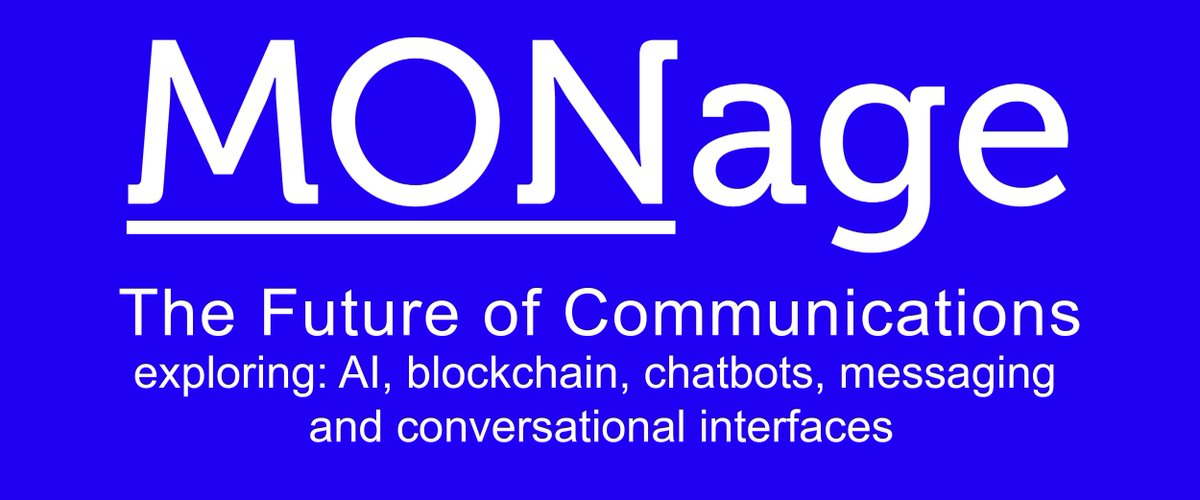 My Next Speaking Spot - #MoNage - Emerging Communications and the Digital Workplace bit.ly/2Hf6atJ <a href="/MoNageConf/">MONage | Future of the Conversational Web</a> <a href="/jeffpulver/">Jeff Keni Pulver 🌻</a> #ucoms #AI #chatbots #thoughtleadership #DigitalTransformation #socbiz #collaboration #UCaaS #IoT #cctr #cloud #enterpriseIT