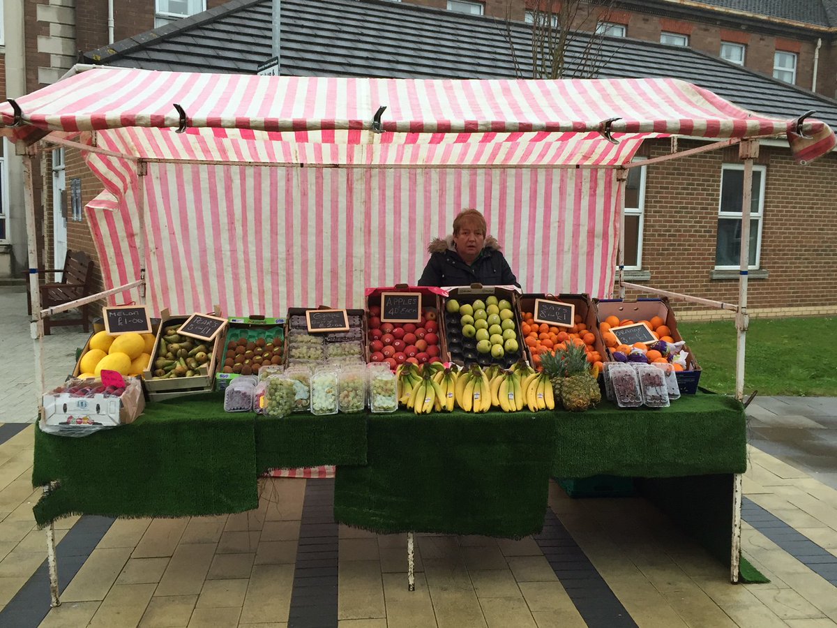 CV_UHB's tweet photo. Following the success of the now-permanent stall at the University Hospital of Wales, a brand new stall has been opened at University Hospital Llandough.

The new stall opened on Monday 9 April on a trial basis for six weeks. 

https://t.co/fIOGmrZlTg https://t.co/DIORpK3NAh