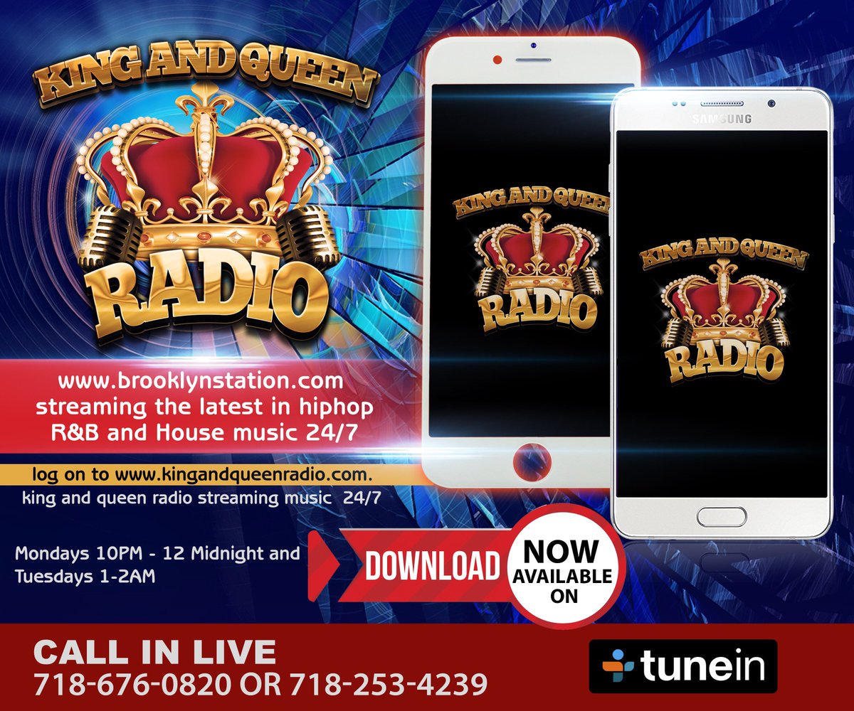 brooklynradiony's tweet photo. Streaming the latest in Hiphop, R&B, and House music. 24/7!
https://t.co/1vpWdvSMGG
https://t.co/q1hEaPn1Lu
#BrooklynStation #Brooklyn #RadioBroadcaster #MediaCompany #Psychic #InternetRadio #InternetTalk #Podcast #RadioShow #LocalRadio https://t.co/KJ2oh94zli