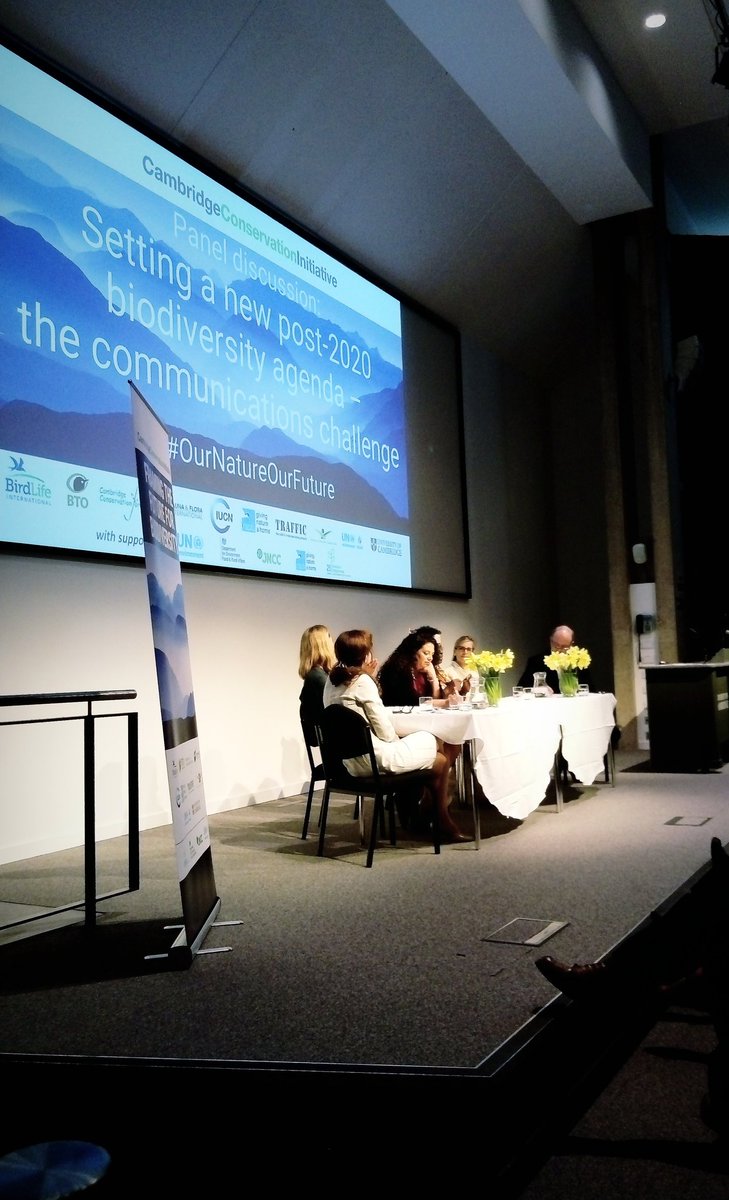 LauraSaara's tweet photo. "Setting a new post-2020 biodiversity agenda - the communications challenge" Impressed to see so many females in the panel #OurNatureOurFuture https://t.co/laRLc7HEhL
