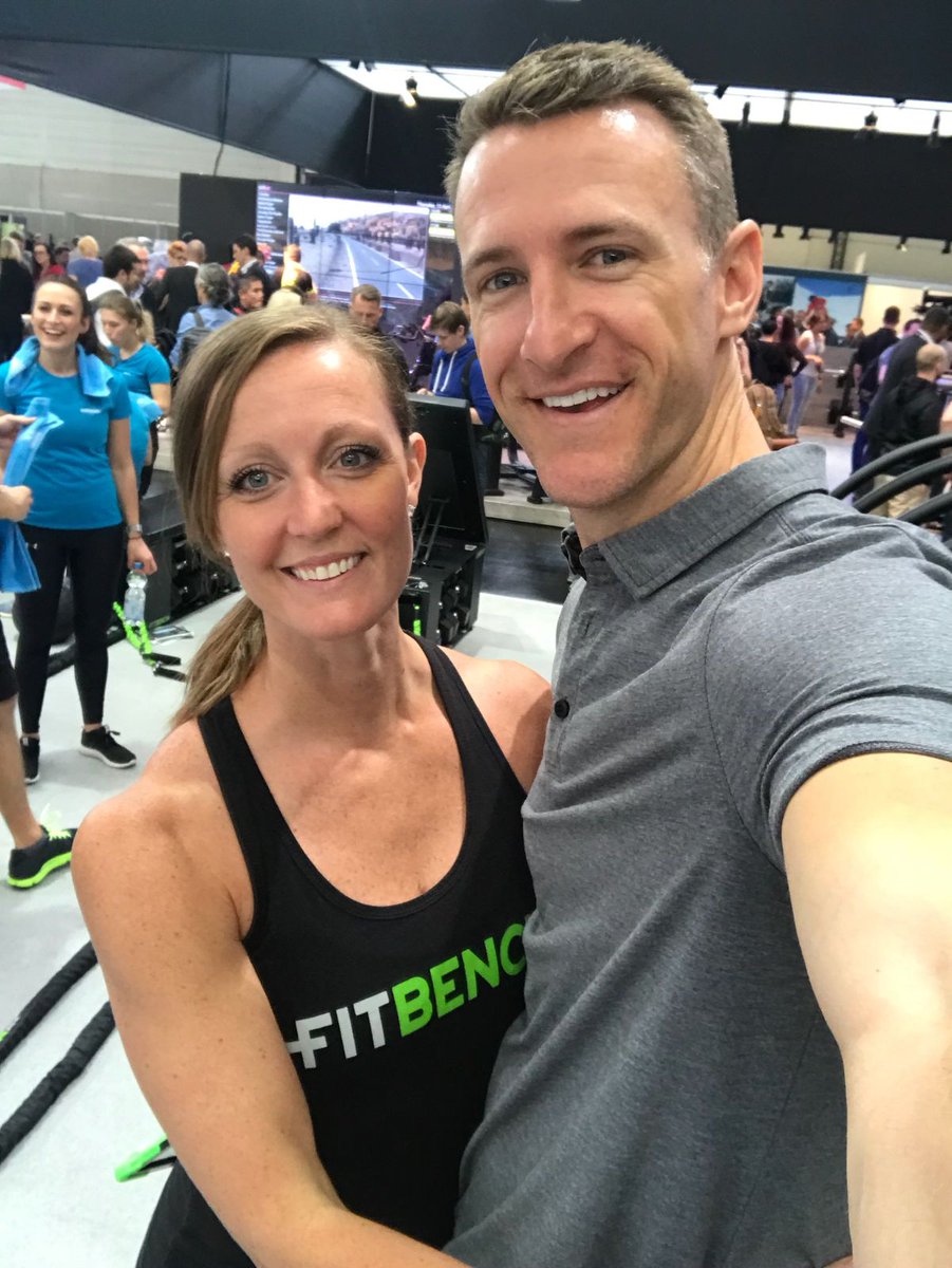 fitbench's tweet photo. We're having a blast promoting @fitbench at @FIBO_Show today! 10 minute HIIT workouts using the new FITBENCH, @WoodwayTreadmil and @wattbike Big shout out to @crushedbyandrew for keeping everyone working at maximum intensity! 💪 #fibo2018 #HIIT #Fitness https://t.co/AGxKzzeyoW