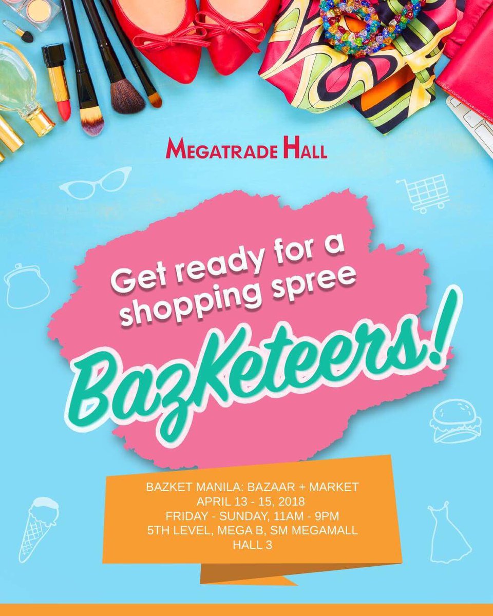 MerakiBags's tweet photo. What better way to welcome summer by getting a shopping spree? Catch us i#this April 13-16 at the Bazket Manila, Megatrade Hall! SEE YOU THERE! https://t.co/gqT1srpl2r