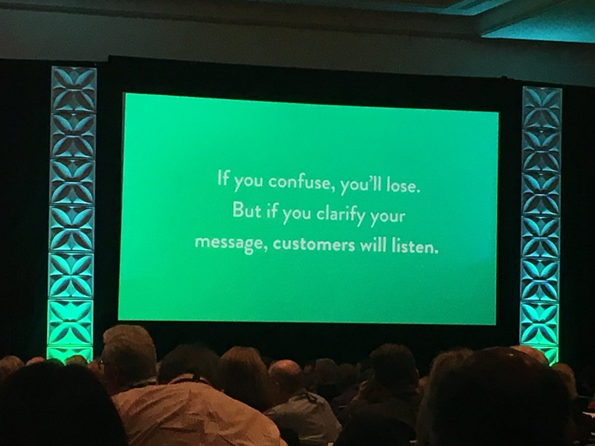 MindLab2018's tweet image. Clarity is key! #MindLab2018 @donaldmiller @storybrand