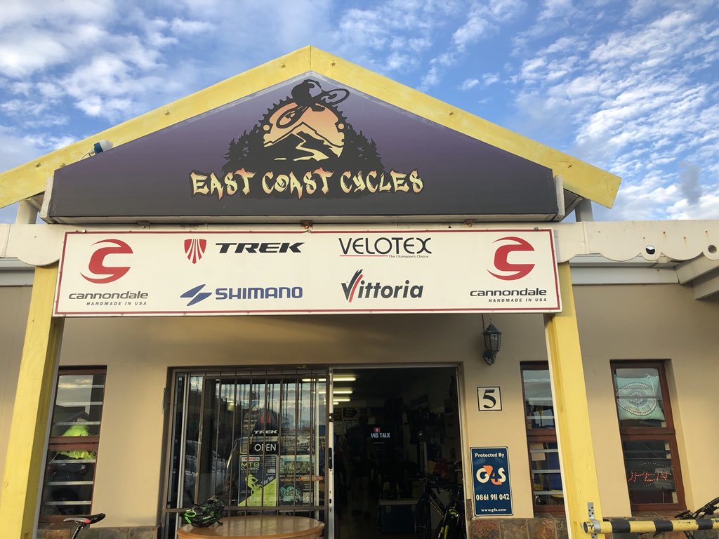 EcoBoundEvents's tweet photo. #TransRide #Jbay tonight @EastCoastCycles #TransBaviaans2018 https://t.co/DXuiWqEqJk