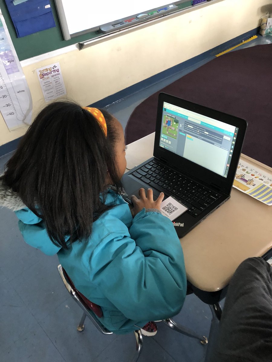 teachermom830's tweet photo. I love teaching my students how to code. It allows them to really understand how their games, apps or computer drawings are created. Exposing these young minds to coding allows them the opportunity to understand a new world.  #WO2World #kellyelementary #code.org #futurecoders https://t.co/SrjC4ELMGU