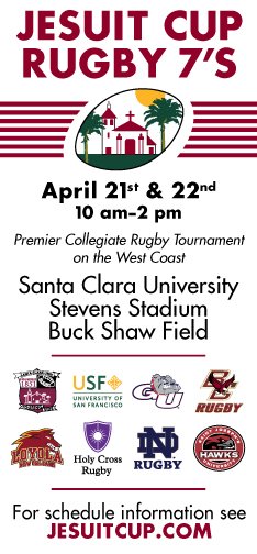 AJCU (@jesuitcolleges) on Twitter photo Basketball season may be over but there's still #Jesuit rugby to look forward to! On 4/21-4/22, take in the Jesuit Cup Rugby 7's tournament <a href="/SantaClaraUniv/">Santa Clara Univ</a>. Visit jesuitcup.com/index.html to learn more! Basketball season may be over but there's still #Jesuit rugby to look forward to! On 4/21-4/22, take in the Jesuit Cup Rugby 7's tournament <a href="/SantaClaraUniv/">Santa Clara Univ</a>. Visit jesuitcup.com/index.html to learn more!