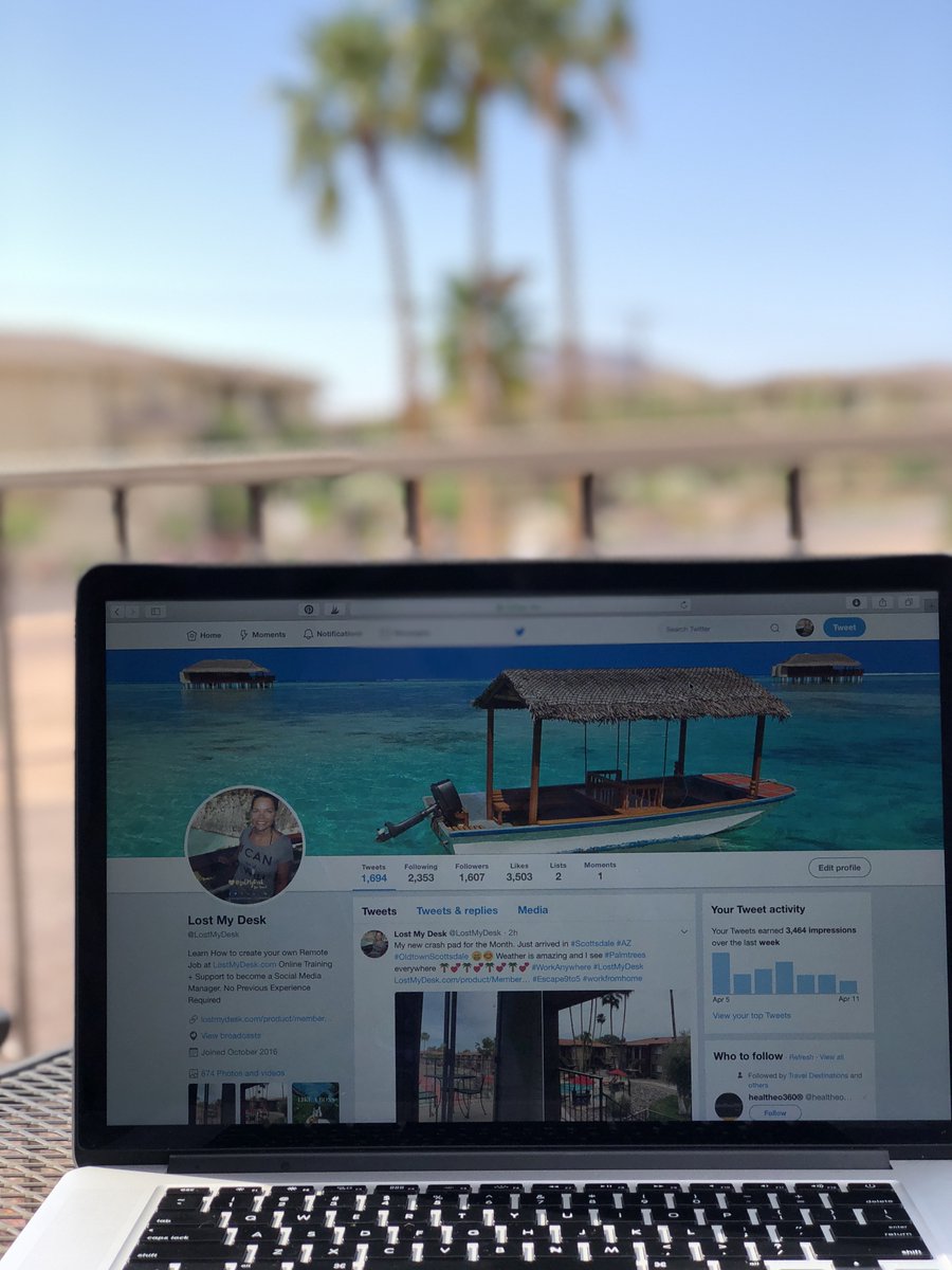 LostMyDesk's tweet photo. Today as I #WorkFromHome? We'll its my Home for the rest of the Month anyway 😊😂😀 I get to Choose to #Work from the Balcony, The Kitchen Countertop or Poolside even! Plus all of the #LocalHotspots I can go Work from I LOVE #laptoplifestyle #WorkatHome #WorkAnywhere #LaptopLife https://t.co/QjZ66BrBto