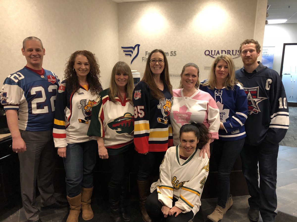 F55OntarioNorth's tweet photo. The Barrie Financial Centre is participating in #JerseyDay in honour of the #HumboldtBroncos. We continue to keep the players, families, friends and community in our thoughts #humboldtstrong https://t.co/KZWjWqlGRR