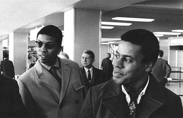 Happy Birthday to Herbie Hancock! Born today...  pic Herbie and Wayne Shorter 