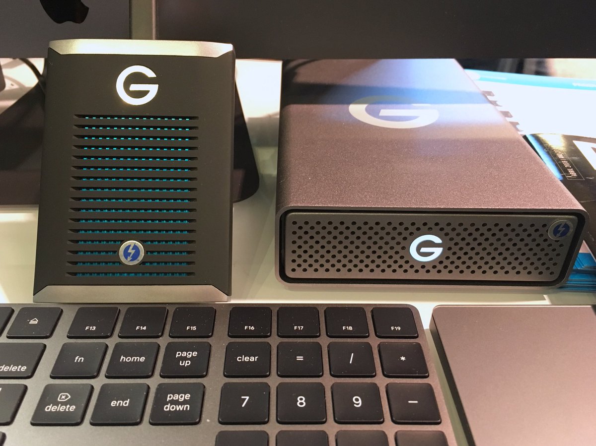 MediaTechBobby's tweet photo. Last day to check out @GTechStorage new line of #NVMe #Thunderbolt3 #storage at #NAB2018 

#GDRIVE #performance #SSD #storage up to 2.8GB/s

#LetDataThrive #WDCEmployee https://t.co/ABxNlyejr8