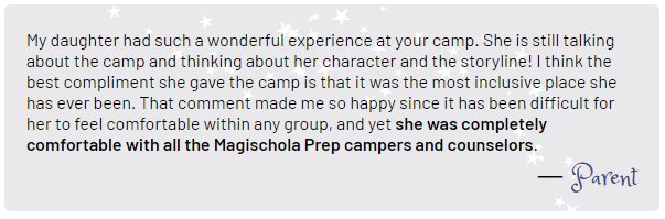 Wizard School Camp tweet media