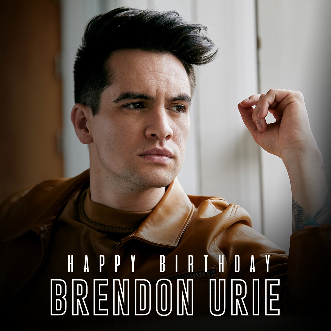 Happy Birthday to Brendon Urie from Panic! At The Disco!  We can\t wait to see you here in August! 