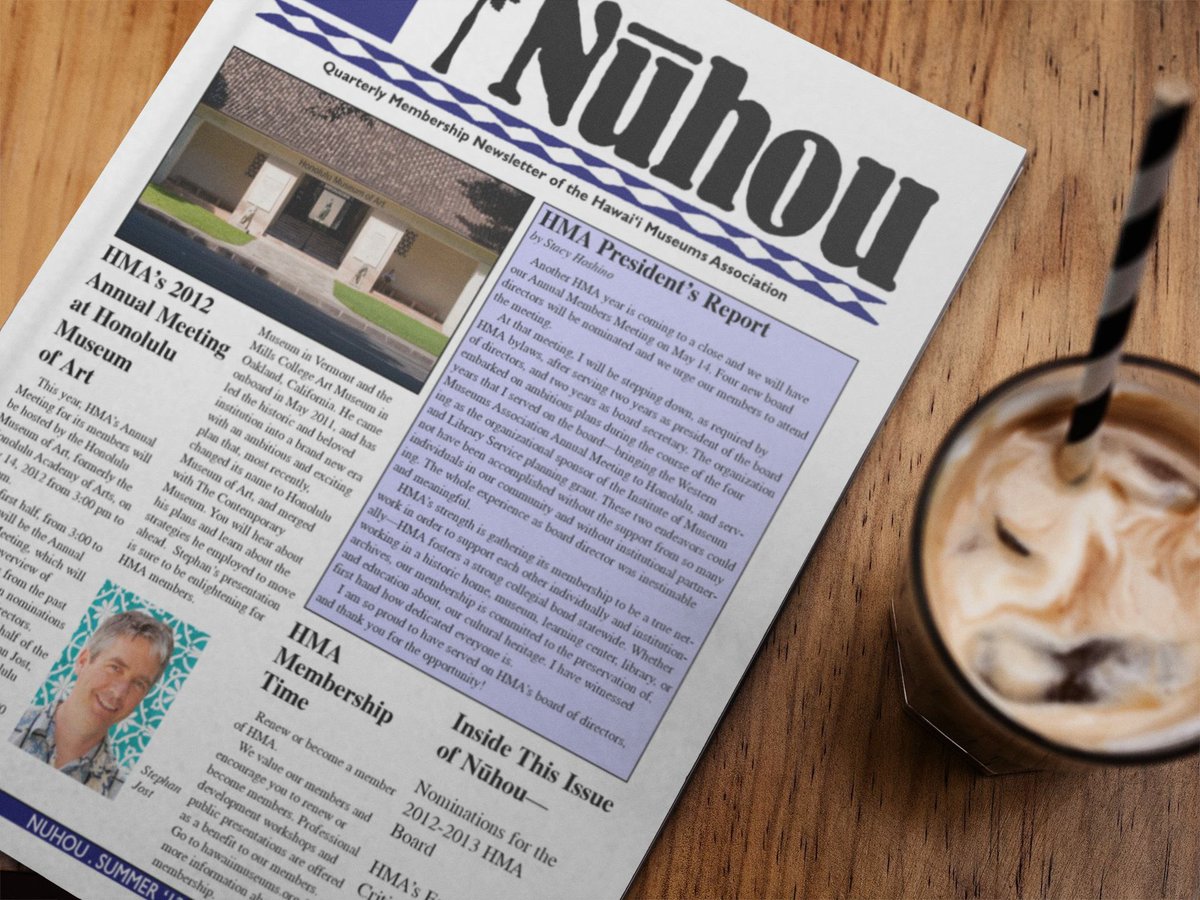 As we gear up for this year's conference (just a few weeks left!), now is an excellent time to submit your news to Nūhou, HMA's newsletter!

SUBMIT YOUR NEWS ONLINE: hawaiimuseums.org/submit-to-nuho…
