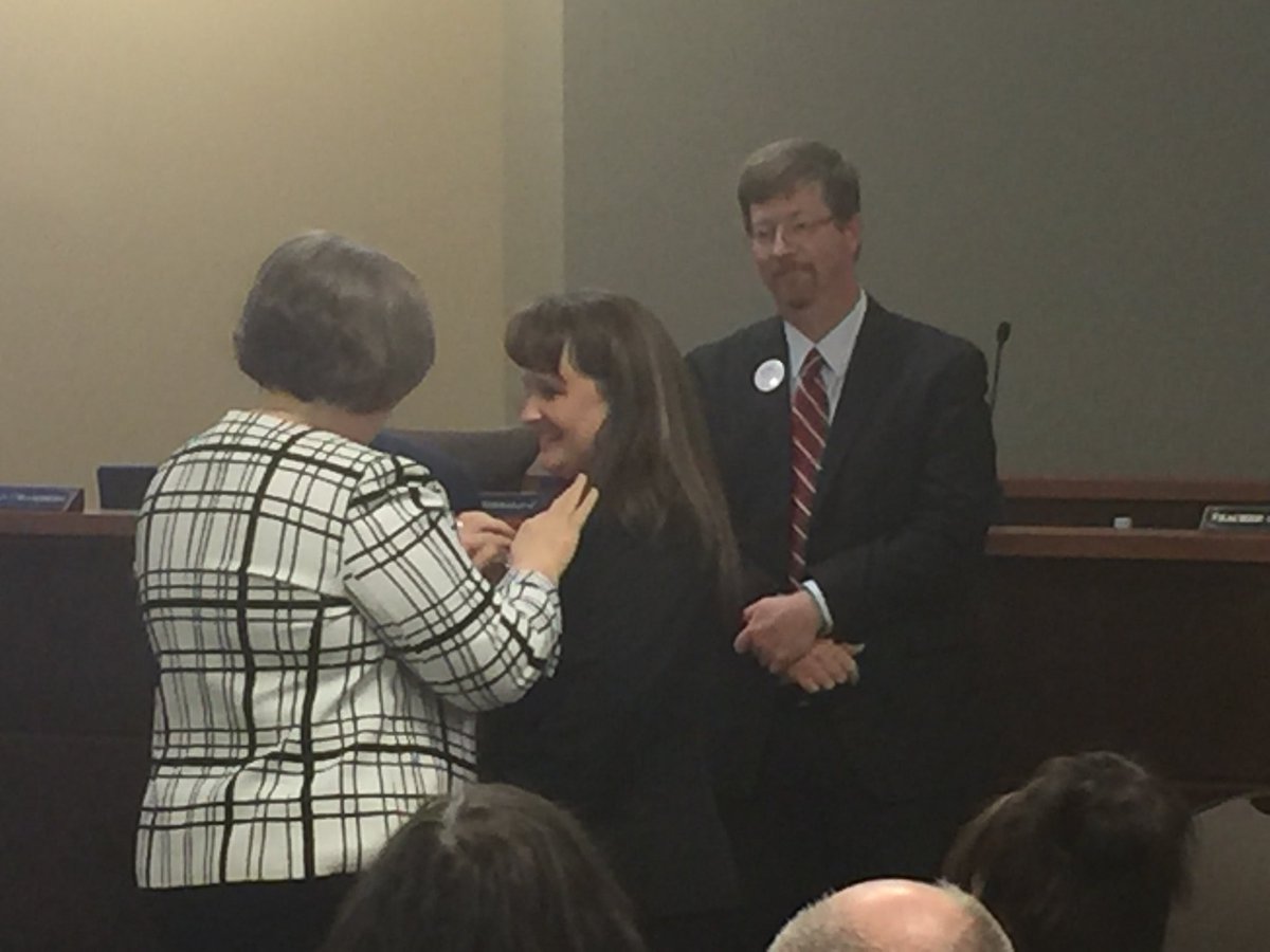 MichaelPoore1's tweet photo. A true honor to attend the State Board of Education meeting today to see MaryMae Jones Principal Ashley Williams receive Master Principal designation.  A true to tribute to the students, staff and parents at @MMJElementary as well as a great accomplishment by Ashley https://t.co/Vg4FMEbnEM