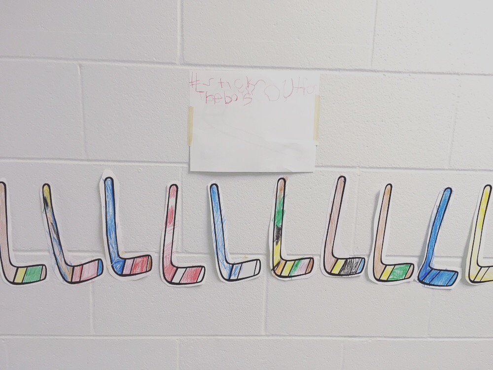 KGNaturally's tweet photo. Jersey Day at FDR @FDRooseveltPS in support for the #humboldtbroncos one of our Jks wrote #sticksoutfortheboys @torontomapleafs @TVDSB #putyoursticksout https://t.co/joyfVn4pwy