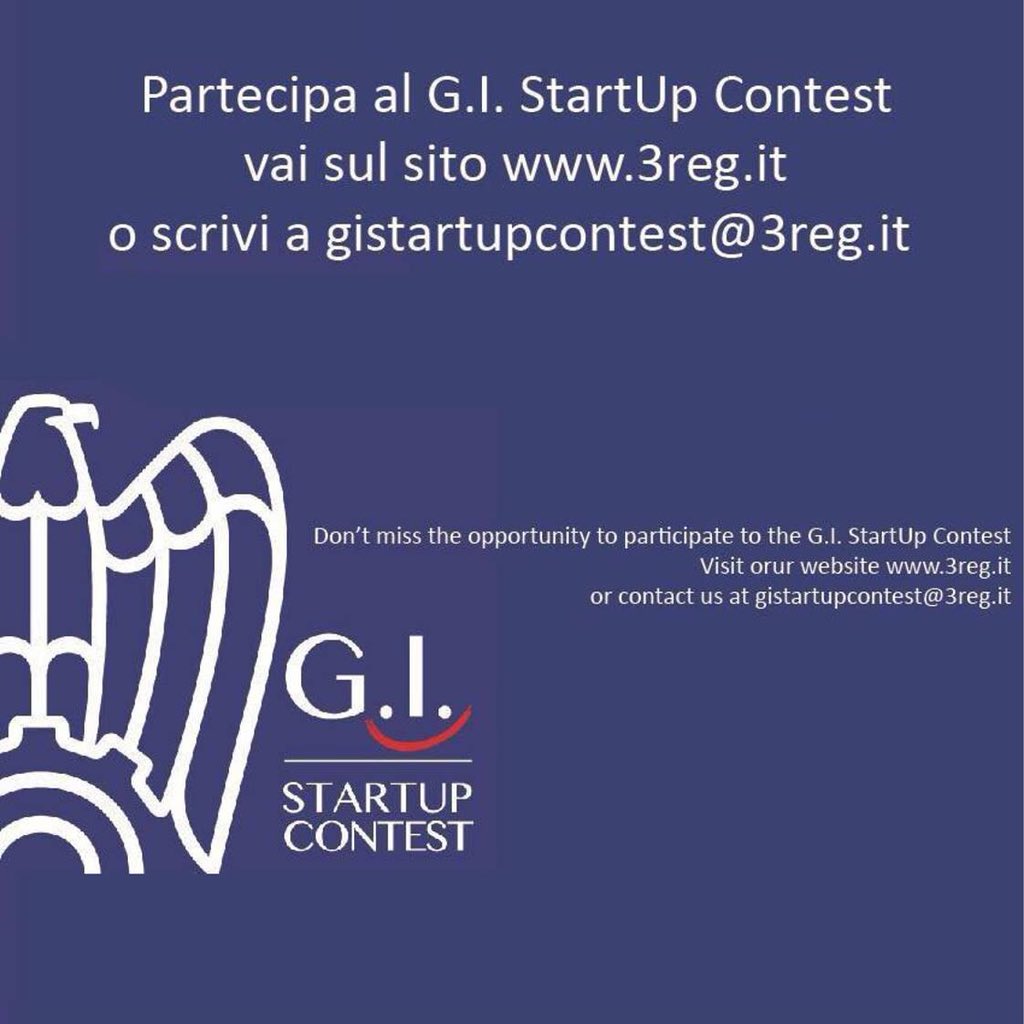 Hai una #Startup da far conoscere?  Partecipa alle pre-selezioni del <a href="/GIStartUp/">G.I. StartUp Contest</a> Contest 
Milano 3 maggio in <a href="/Assolombarda/">Assolombarda</a> 
Firenze 10 maggio
Le migliori parteciperanno alla finale di Rapallo l'8 e 9 giugno #StayTuned