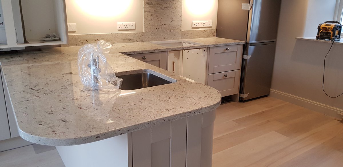 Kris Pickering On Twitter Colonial White Granite Fitted In