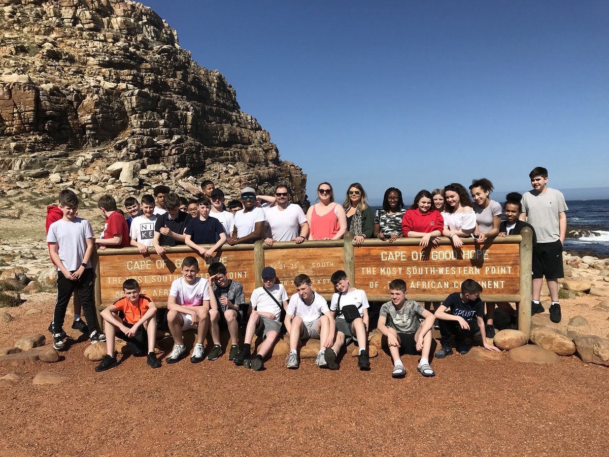 JoaSouth's tweet photo. The trip of a lifetime has come to an end but we have made some amazing memories! Fantastic trip, fantastic kids, where to next? #? #joasouthafrica2018 https://t.co/78qqLIwL7M