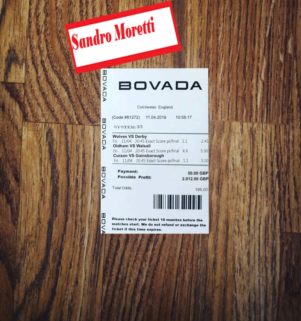 Sandro12Moretti's tweet image. 11/04/2018