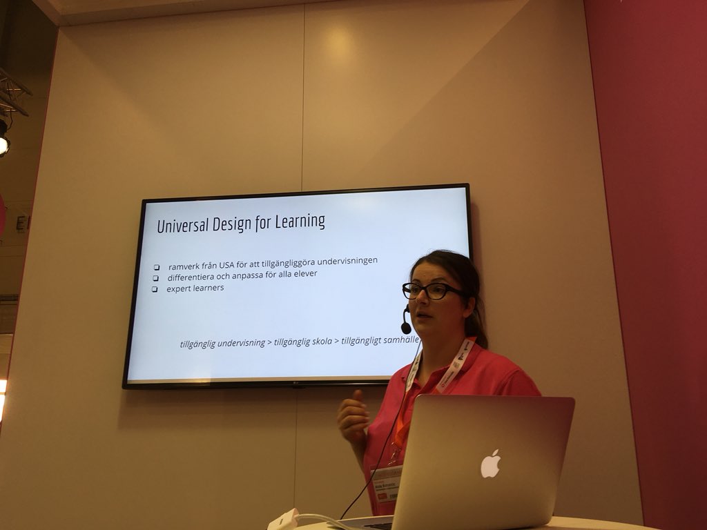 Stolt över <a href="/FrokenAida/">Aida</a> och <a href="/frokenMarklund/">Johanna Marklund</a>! #sett2018 #udl #differentiering #världensbästalärare #solskol #sollentunainternationalschool