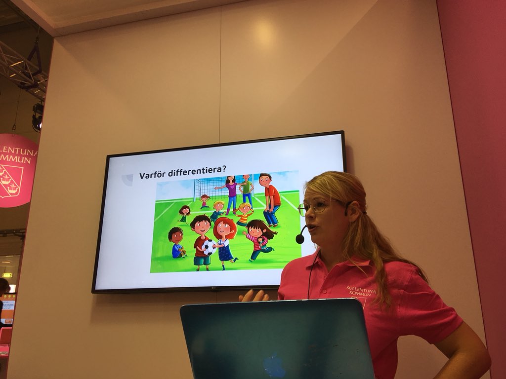 RektorWall's tweet photo. Stolt över @FrokenAida och @frokenMarklund! #sett2018 #udl #differentiering #världensbästalärare #solskol #sollentunainternationalschool https://t.co/3ncORUrT8B