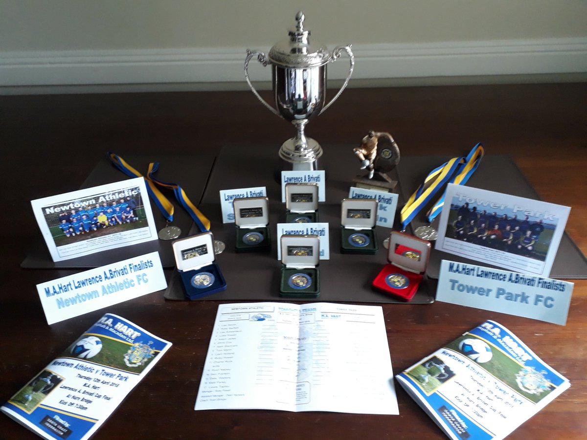 BournemouthFA's tweet photo. GAME ON, 
Tonight will see Newtown Athletic V Tower Park compete for the M. A. Hart Lawrence "A" Brivati Cup, 7.30 pm KO at the M. A. Hart Stadium, Hurn Bridge. BH23 6DY https://t.co/lysWpuJZD6