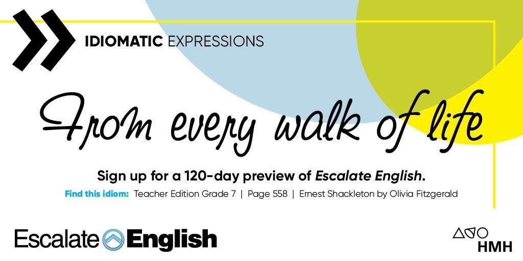 RBeckHMH's tweet photo. #TeacherTip: Guide students to use illustrations in books or stories to help them understand unfamiliar vocabulary and idioms like today's example. Access more helpful teaching strategies for #ELs, here: #NationalLibraryWeek  https://t.co/qhRxzkpreb https://t.co/Z497ns0C6p
