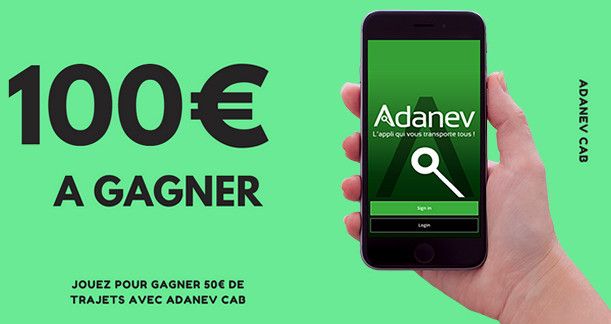 AdanevCab's tweet photo. @fnacspectacles #jeu #Concours : Gagnez 100 euros de trajet en #Cab #VTC. Et un #BONUS de 15 euros pour les 1000 premiers inscrits. Vite, jouez avec @AdanevCab sur https://t.co/a1VFfxAP0e . RT ce #bonplan à vos amis ! https://t.co/LFJZrF5g6H
