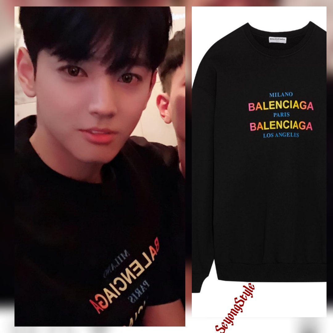 Seyong_Style's tweet photo. 🌠#SeyongStyle 🌠 📆 15.03.2018 
👕 #BALENCIAGA Cities Hoodie Sweater 
Oversize Milan / Paris / Los Angeles printed sweater.

Rights©️ @Balenciaga /Seyong IG
 #️⃣ #Seyong #세용 #セヨン
#Myname #mainDancer #Rapper #SubVocalist #songwriter 
#Mygirl #마이걸 #H2Media #Kpop #Jpop https://t.co/b9QmieNHRk