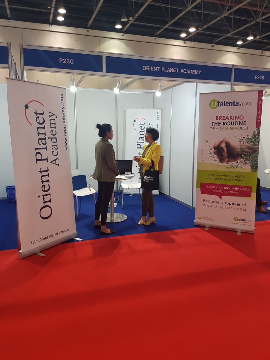 OP_Academy's tweet photo. #GETEX2018 kicks off today! Watch out for #orientplanetacademy at the exhibition grounds! #SeeYouThere https://t.co/06Tdg9Fcg8
