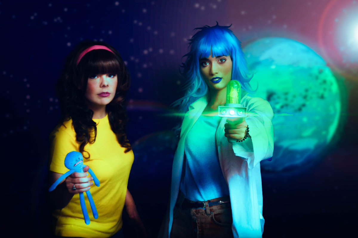 'Goodbye Moonmen...' 🔊 - Shut up f*ck about moonmen
Morty: @CelesteSutcliff 
Rick: Me
#rickandmorty #moonmen #adultswin #cosplayer #photoedition #codplaygirl #genderbend #freak #freakgirl #geekgirl #cospositivealliance #cosplayphotography #photosesion #bluehair #showmewhatyougot