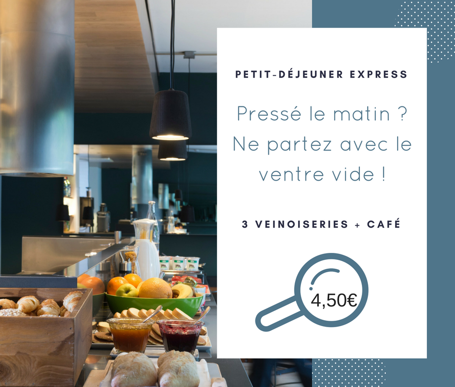 On ne vous laisse quand même pas partir le matin avec le ventre vide ! 🥐
Pour les plus pressés profitez de notre petit déjeuner express composé de 3 viennoiseries et d'une boisson chaude.

#Paris #BoutiqueHotel #Paris14 #Breakfast #PetitDej #Yummy #HotelCollection #hotelstyle