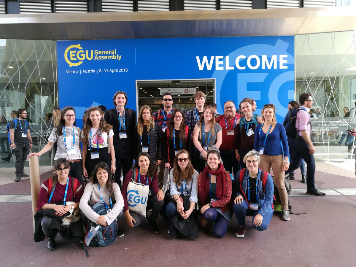 Having a great time at #EGU18 in #Vienna with the @involcan group who have 43 presentations throughout the week! 13 of these included @GeoTenerife interns such as myself. What a fantastic opportunity it has been to #network and talk about #science