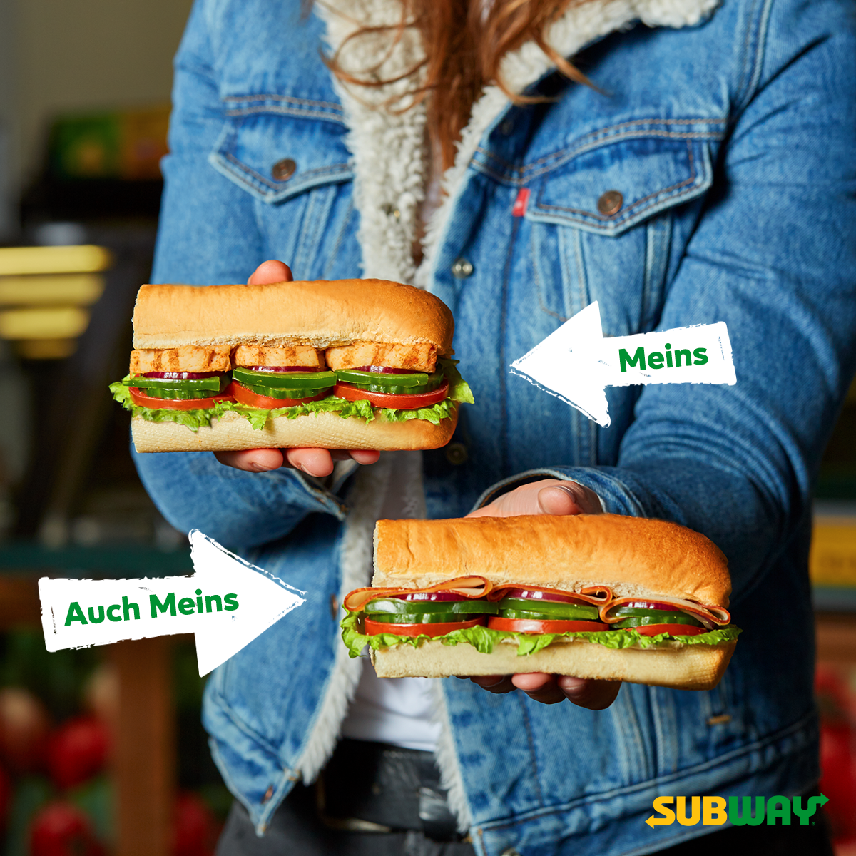 Subway_DE's tweet photo. Sandwich Liebhaber aufgepasst! Wer in in der #Subcard App 500 Punkte sammelt, bekommt ein 15-cm-Sub seiner Wahl gratis! Wer holt sich bei dieser Gelegenheit gleich noch ein zweites dazu? ✋#deinSubway
Mehr zur Subcard erfährst du hier: https://t.co/Q10DtGGSXs https://t.co/Xgl5unVsjv