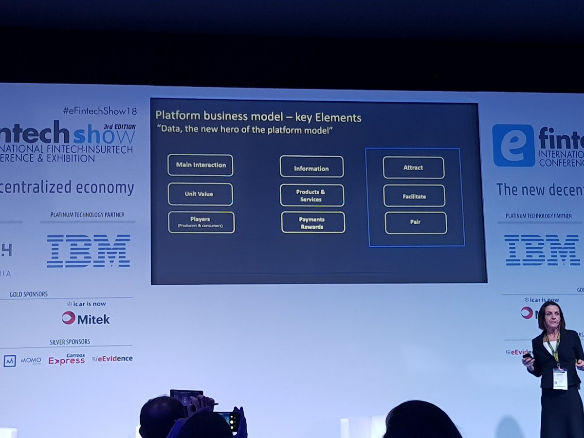 PayInnHub's tweet photo. Las fintech tienen mucho más de 'tech' que 'servicios financieros' afirma Meritxell Galbas de @IBM en #eFintechShow18 https://t.co/a7TpmnCmXa