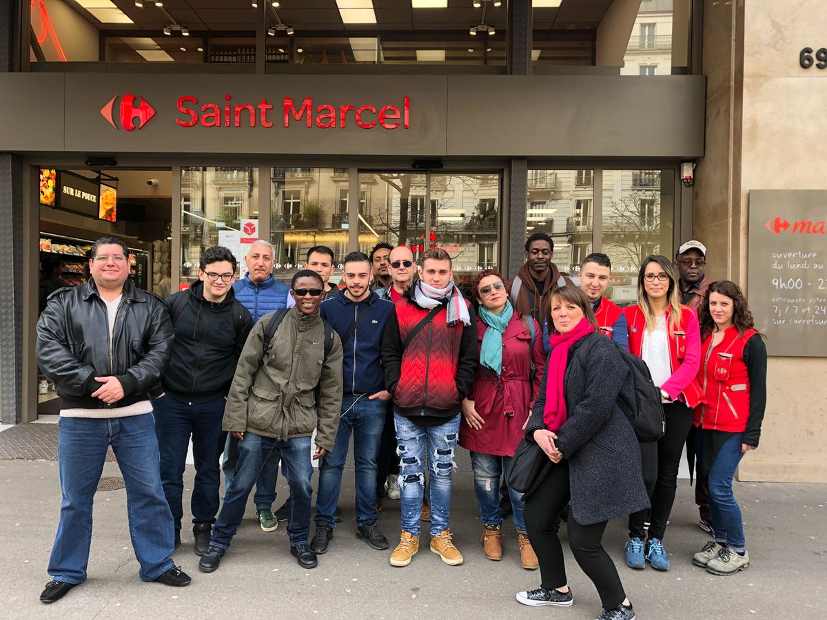 Carrefour Recrute On Twitter La Promotion 2018 Des Cqp Boucherie Avec Les Tremplins Du Coeur Est Partie A La Decouverte Du Carrefourmarket De Paris St Marcel Insertion Solidarite Https T Co Qnidtnwtsp