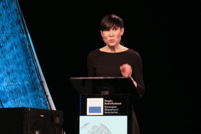 Oceans are a key strategic interest to Norway, both in terms of geopolitics & our economy. How we manage the oceans will also be key to future global prosperity & stability. That is why strong partnerships btw business, govt & int.orgs are so vital -FM #EriksenSoreide #ThinkOcean