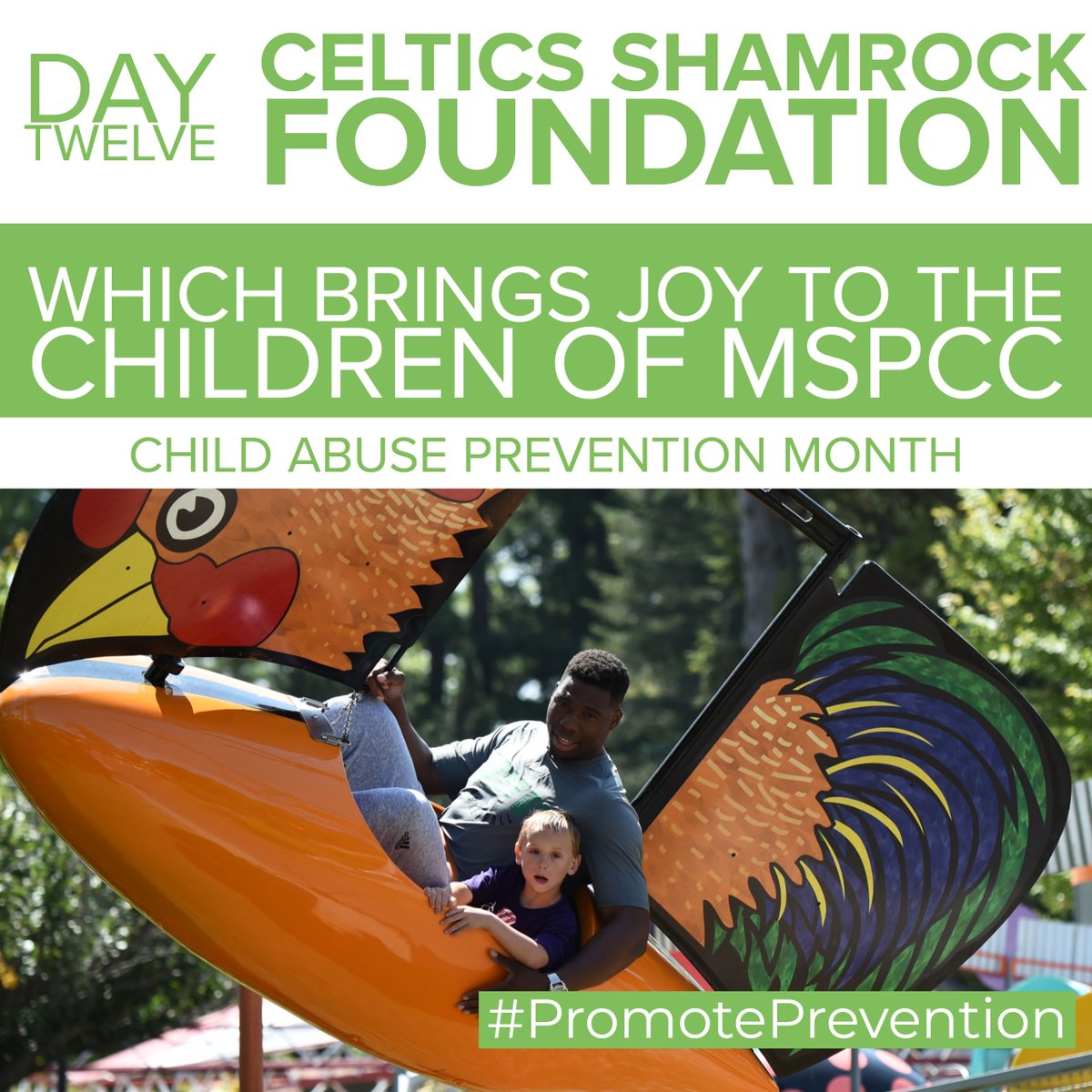 mspccboston's tweet photo. Today we honor our longtime supporters @bostonceltics for bringing much needed donations, excitement, and fun into the lives of our children for years. Thank you and good luck in the playoffs! MSPCC is highlighting heroes of #NationalChildAbusePreventionMonth #PromotePrevention https://t.co/I3H493LrDT