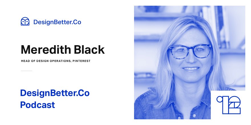 InVisionApp's tweet image. On episode 12 of the #DesignBetter podcast, Meredith Black shares about the emerging practice of DesignOps—plus how she introduced it to @Pinterest more than 3 years ago invs.io/2GvJcya