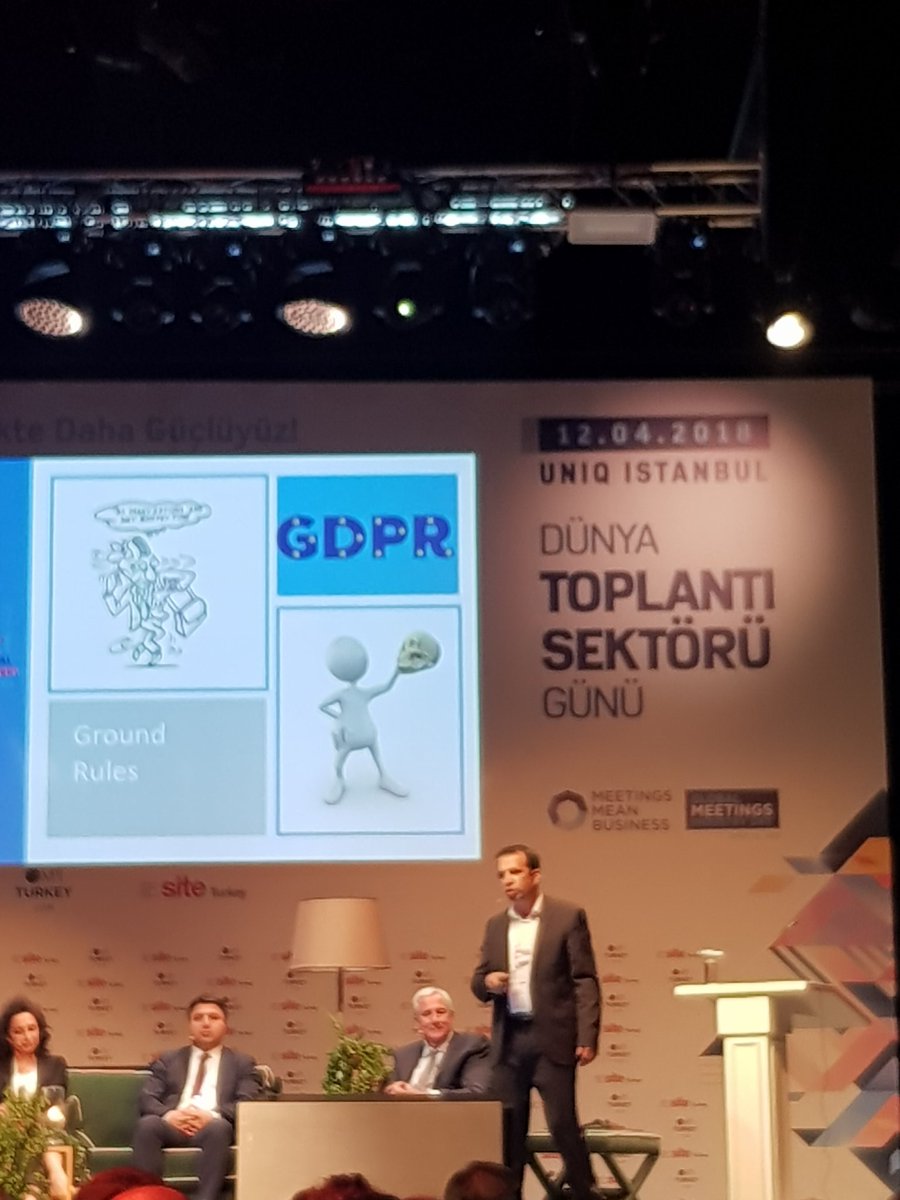 Dünya Toplantı Günü @MPI Turkey & Site Turkey organizasyonu ile İstanbul da. @antalyacb bu güzel organizasyonda yerini aldı.   GDPR (Global Data Protection Regulation)  dünyayı sarsan konu ⚠️ @HandanBoyce #globalmeetingsindustryday