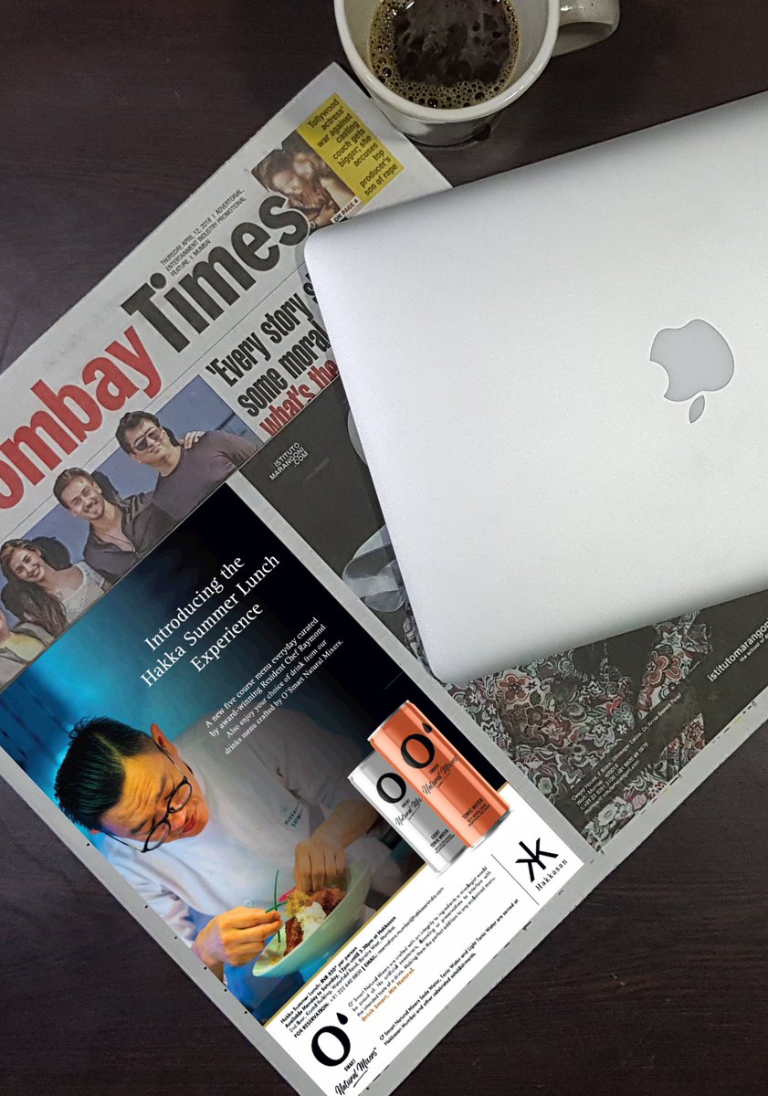 Flying_Pencil's tweet photo. Once again, we make it to every home in Mumbai for one of our longtime clients, Hakkasan. 
#bombaytimes #frontpage #happiness #april12 #moretocome #adsbyflyingpencil #Hakkasan https://t.co/il0Y0i3TYY