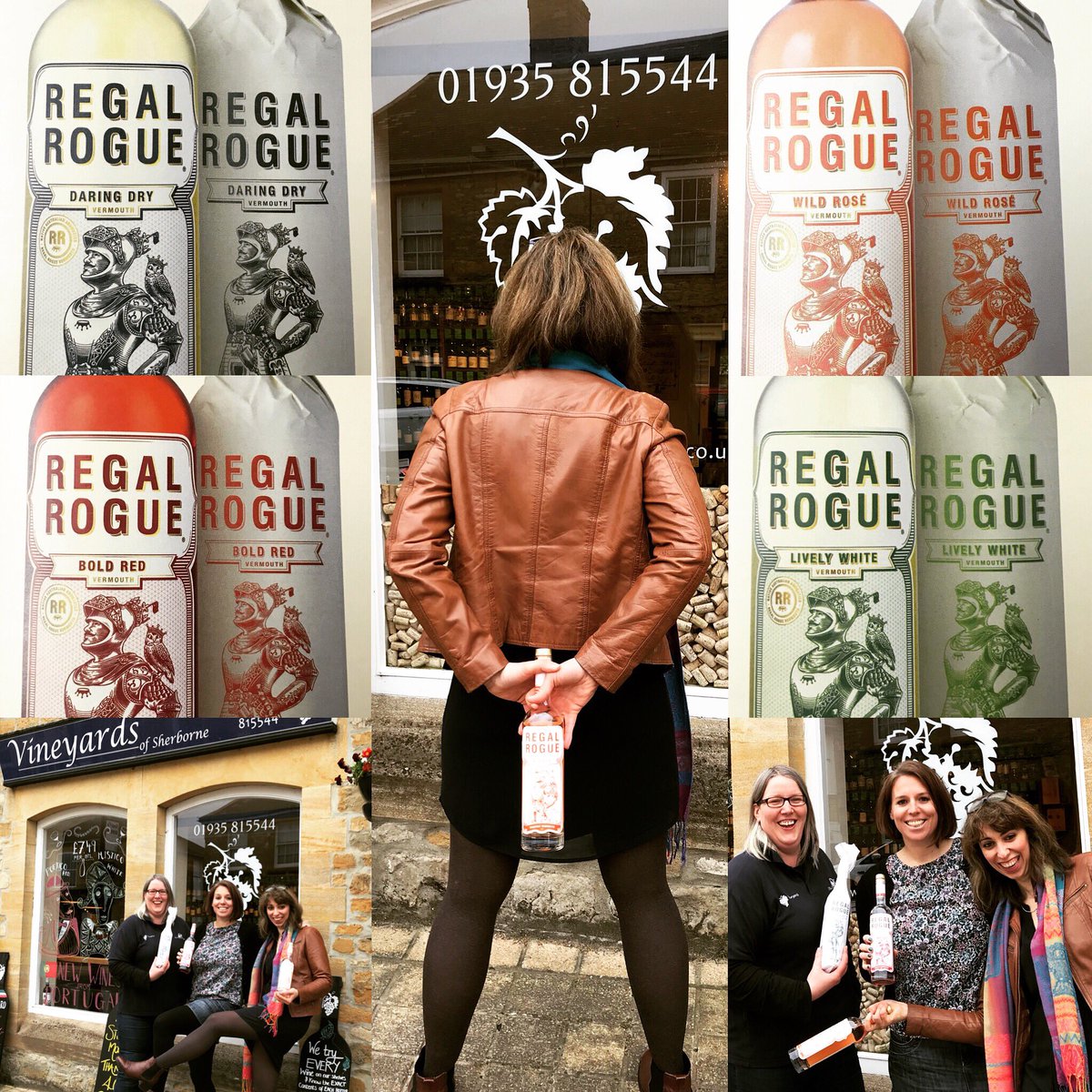 vineyards_wine's tweet photo. . @RegalRogue Marika came to #Sherborne with their whole #Vermouth range this morning and WOW. A real focus on the wine in these products, then enhanced with a bouquet of aromatics. Each ‘Rogue’ offers something different and we are delighted to be stocking all 4! https://t.co/ykCqawBInc