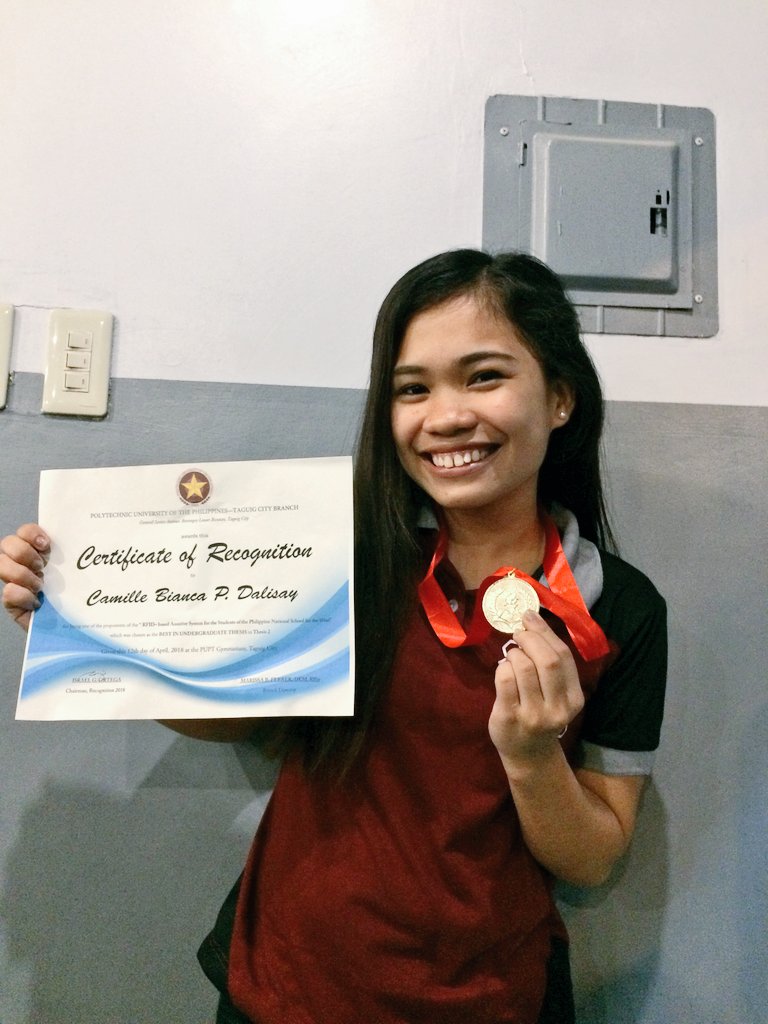savedalisay's tweet photo. Make it happen πͺ
After HS now nalang ulit ako nagkaroon ng medalππ
nakakamiss wieee β₯
#Recognition2018 THESIS~it! https://t.co/AfFTY7Ktel