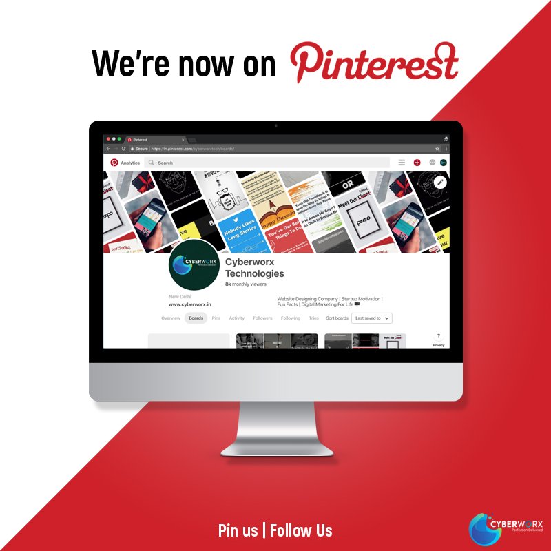 cyberworxtech's tweet photo. Read the stories behind all the posts that you see from #Cyberworx on Social Media🔥
Link: https://t.co/5w6TGSEra1
#Followus &amp; Pin us on @Pinterest 😎

#Pinterest  #WebsiteDesigningCompany #webdeveloper #websitedesigner #DigitalMarketingAgency #FollowMe #WebDesign #WebAgency https://t.co/TQMCLbKeQ9